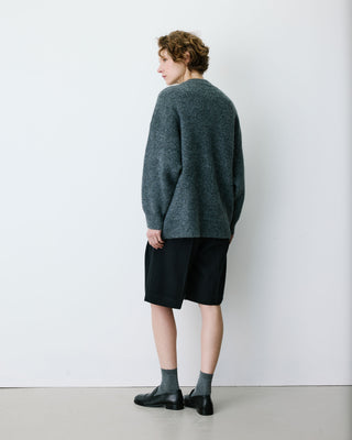 Cárdigan oversize con cuello de pico anthracite Bloom