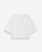 Camiseta con mensaje de lentejuelas ivoire Bond