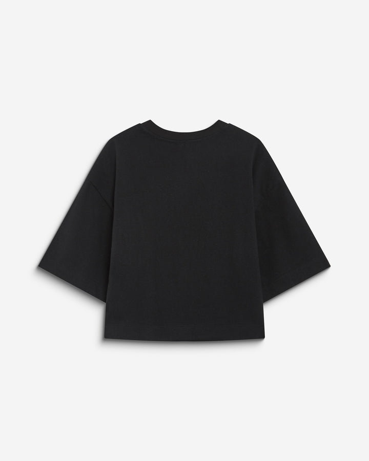 Camiseta con mensaje de lentejuelas noir Bond