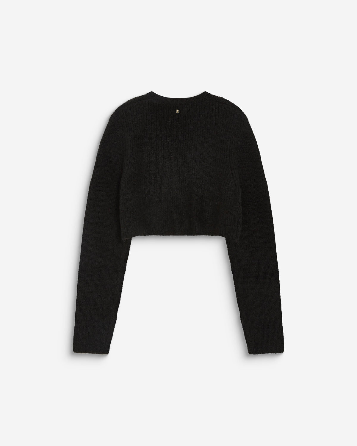 Bolero de manga larga de punto noir Byron