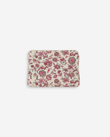 Pochette d’ordinateur en toile de coton matelassée fleur Vaiana