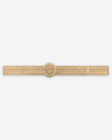 Woven raffia-effect belt with matching buckle ecru Varelle