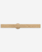 Woven raffia-effect belt with matching buckle ecru Varelle