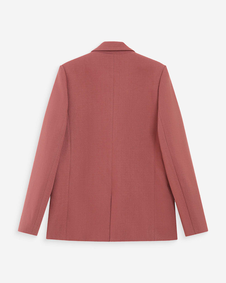 Veste tailleur à double boutonnage terracotta Parfaite