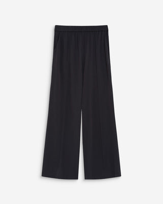 Pantalon en modal jambe large carbone Pax