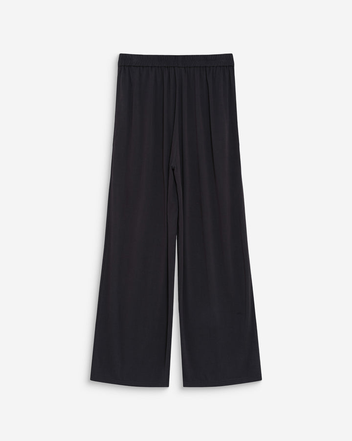 Pantalon en modal jambe large carbone Pax