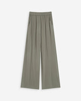 Pantalon en modal jambe large kaki Pax