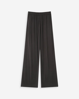 Pantalon en modal jambe large marine Pax