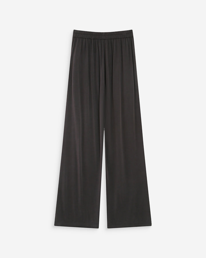 Pantalon en modal jambe large marine Pax