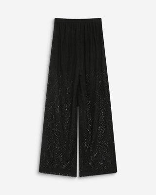 Pantalón de encaje amplio noir Vincent