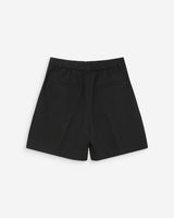 Short droit à plis taille mi-haute noir Vite