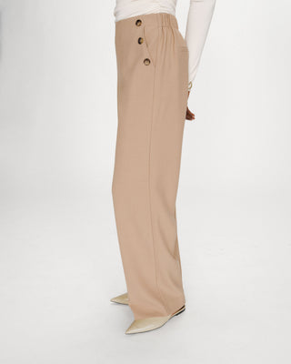 Straight tailored trousers camel Valigny