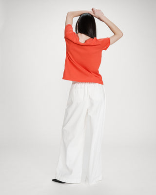 V-neck short-sleeve T-shirt sanguine Vasco
