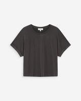 T-shirt oversize en modal col rond marine Parma