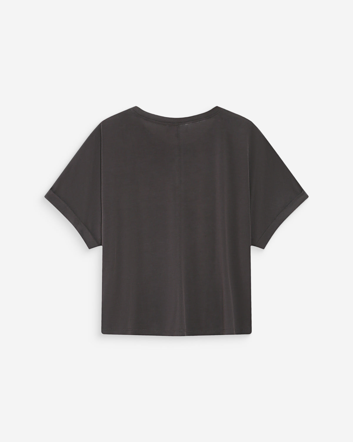 T-shirt oversize en modal col rond marine Parma