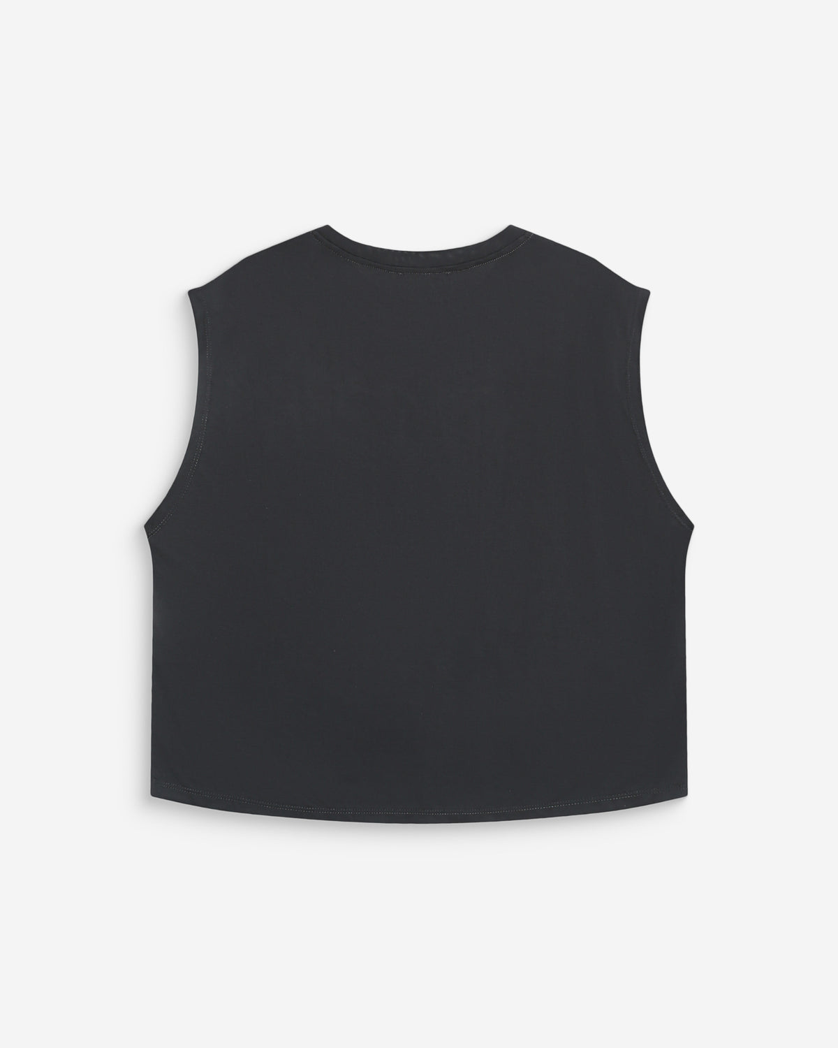 T-shirt large sans manches en modal carbone Rimbaud