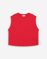 T-shirt large sans manches en modal fuchsia Rimbaud