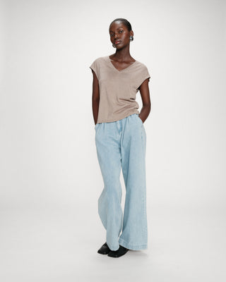 Top de lurex con escote en V grege Valsons