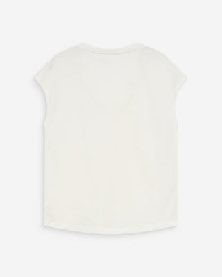 Top de lurex con escote en V ivoire Valsons