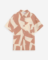 Chemise imprimée graphique mocha Veil