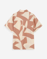 Chemise imprimée graphique mocha Veil