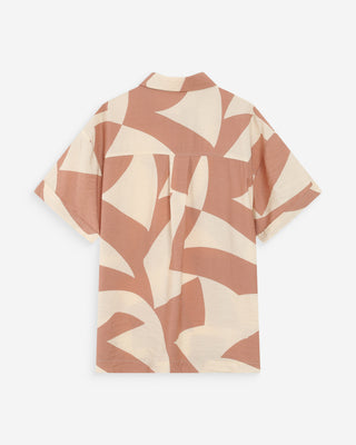Chemise imprimée graphique mocha Veil