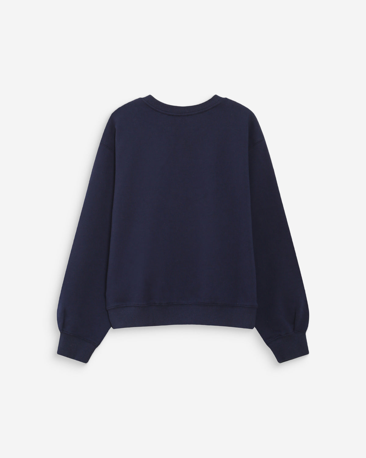Crew-neck sweatshirt with pleats and buttons marine Vonan