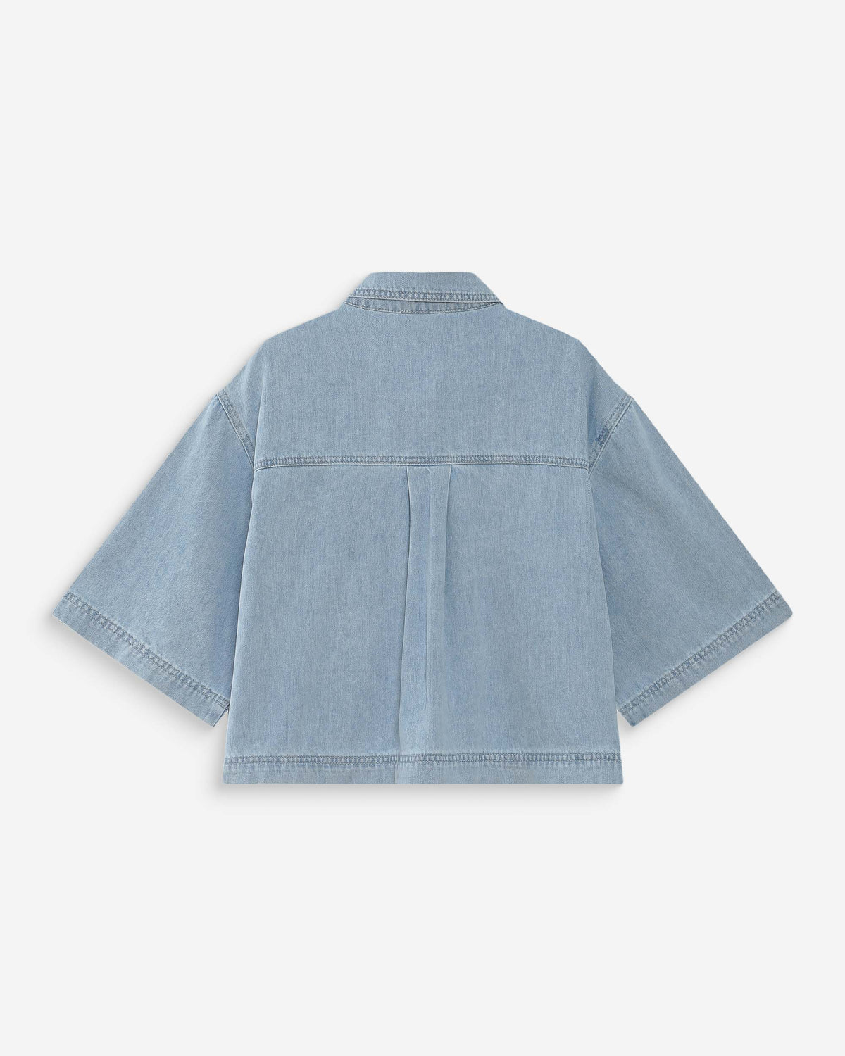 Chemise oversize en denim skyblue Vita