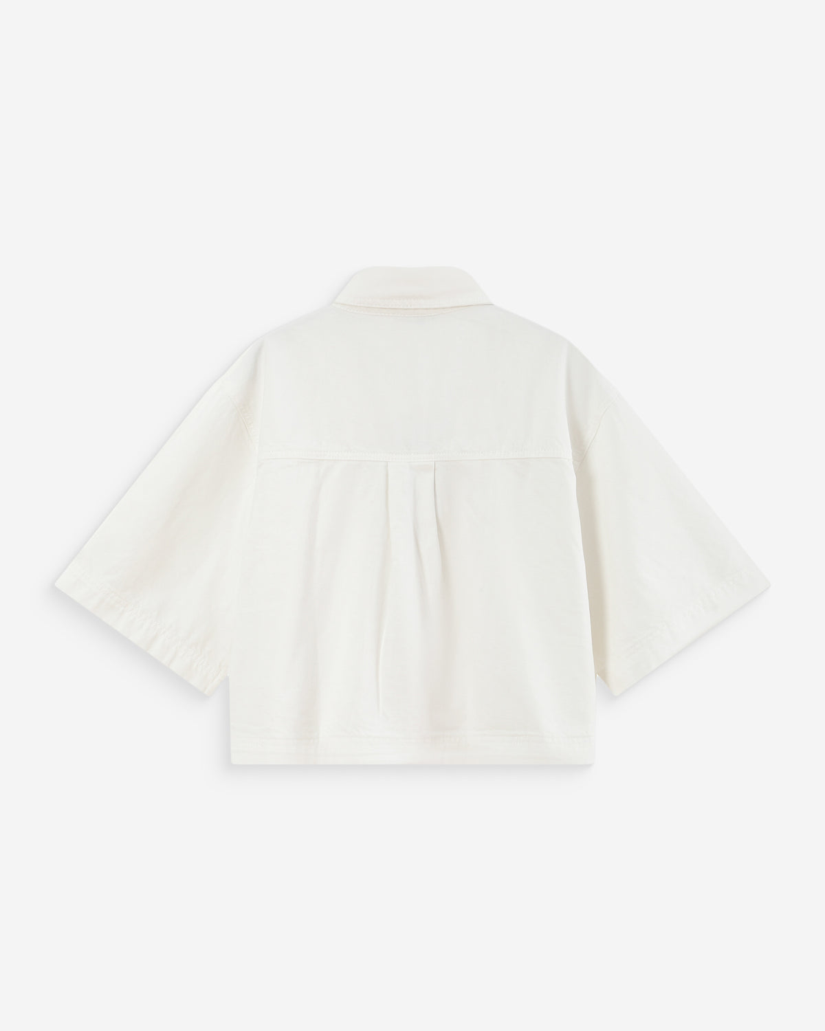 Chemise oversize en denim white Vita