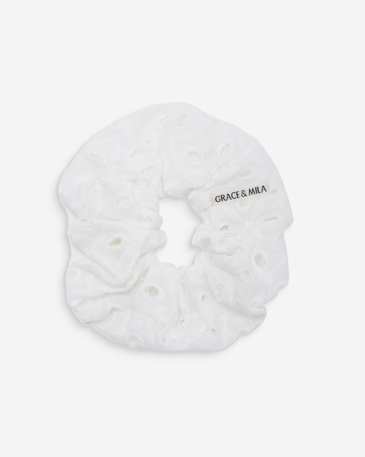 Set de chouchous en coton ecru Wilkins