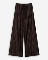 Pantalon large plissé taille réglable chocolat Wonka