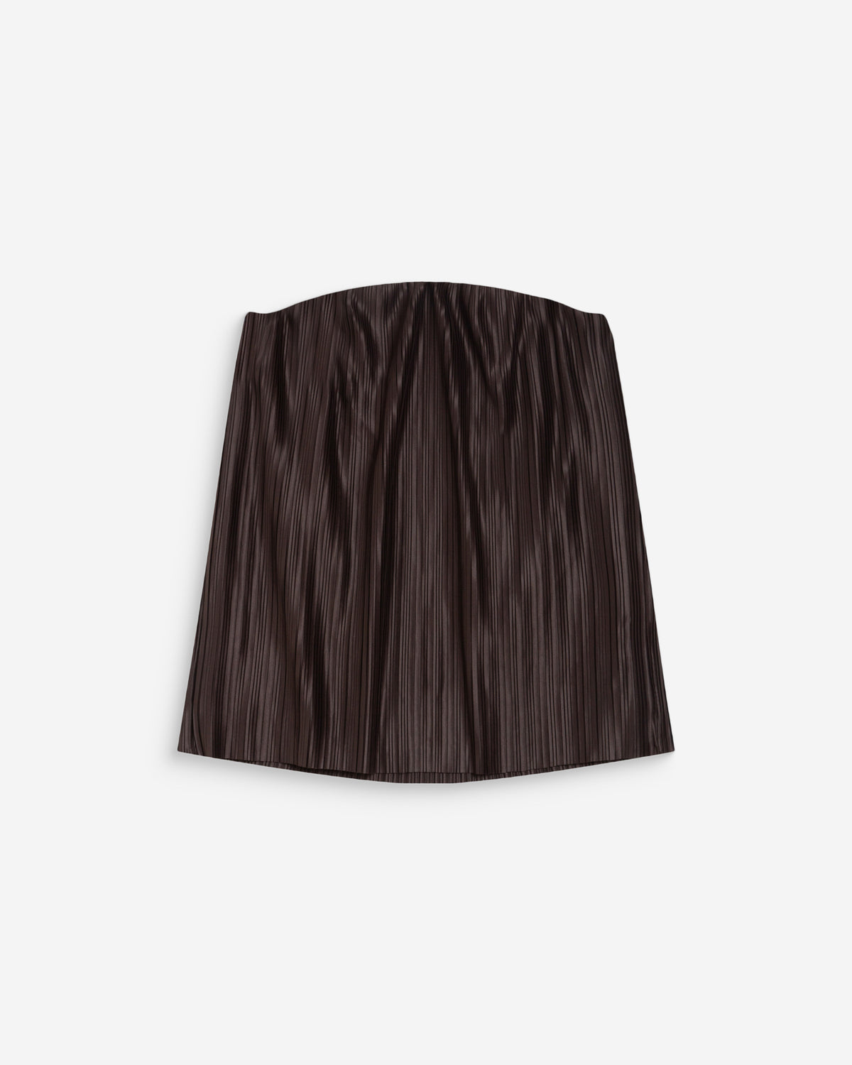 Top bustier plissé aérien chocolat West