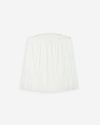 Top bustier plissé aérien ivoire West